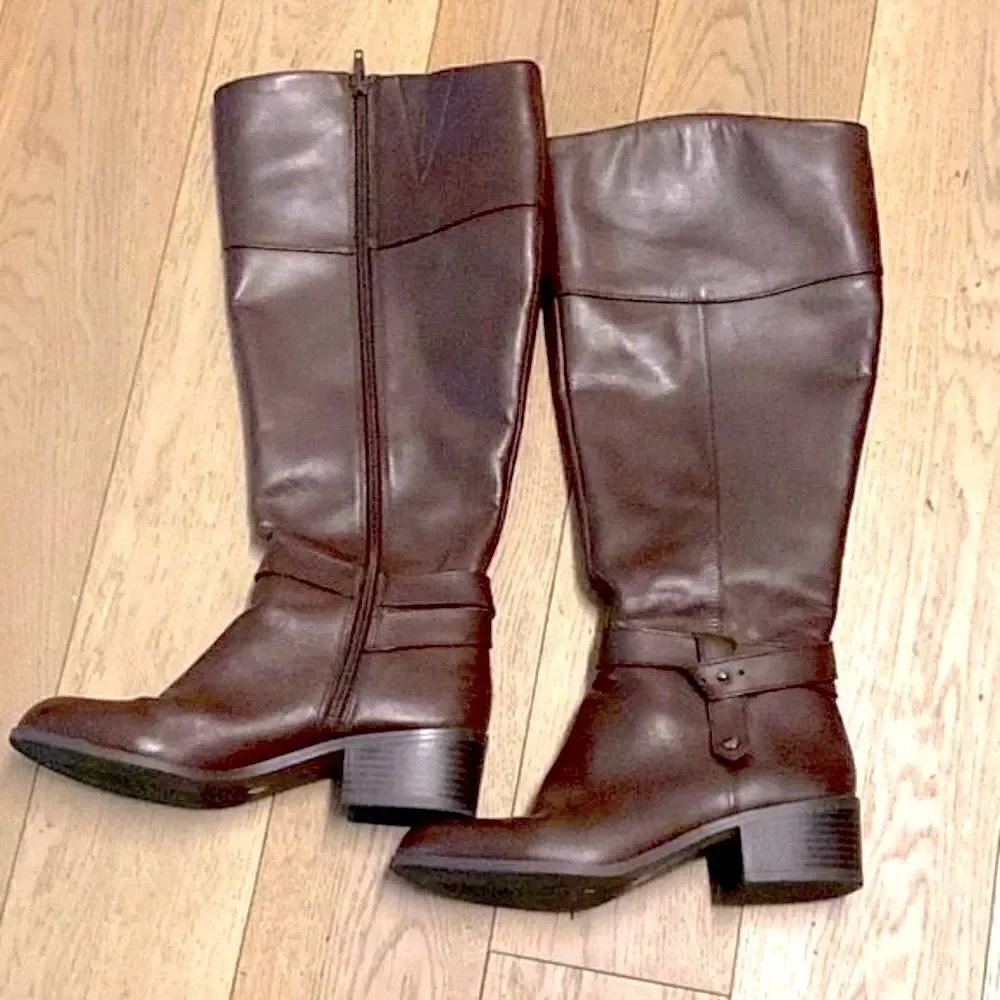 Women's Berniee Step 'N Flex Wide-Calf Riding Boots